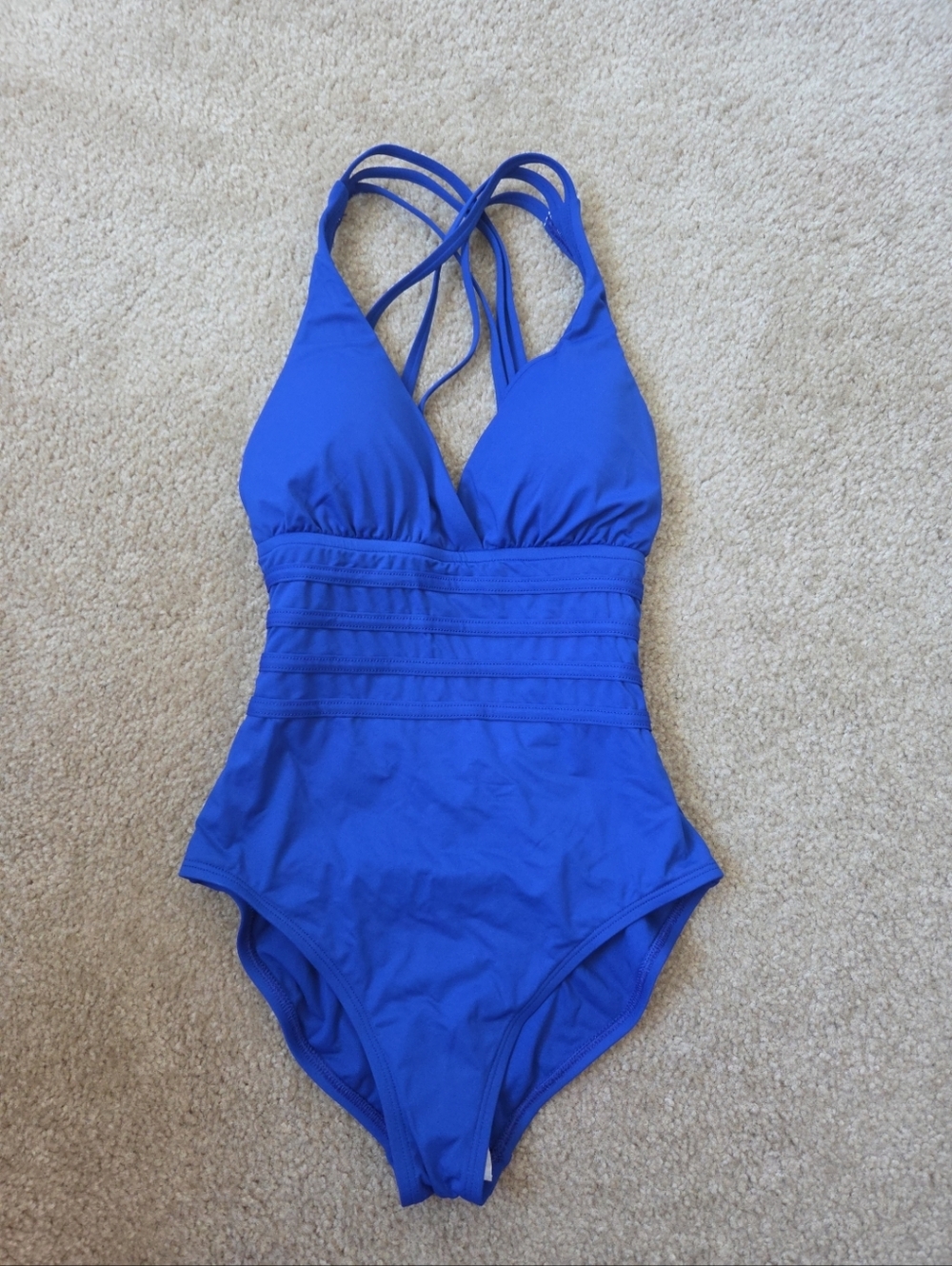 La Blanca One Piece Swim Suit New Size 6 Tummy Control